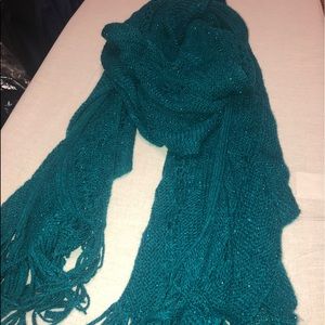 Teal scarf